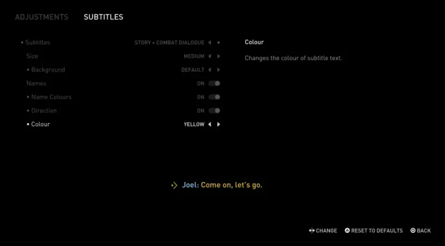 Настройки специальных возможностей