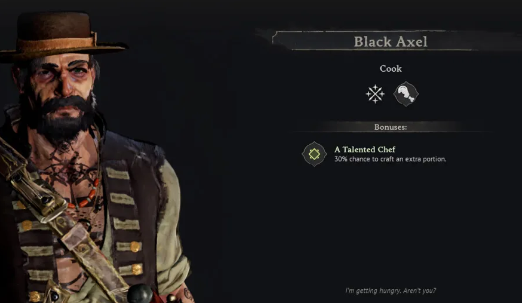 Кострище для приготовления пищи в пиратском лагере