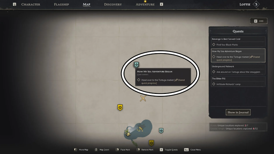 Гайд: как найти Покупателя из Народа Тортуги в Windrose и прокачать репутацию — изображение 2