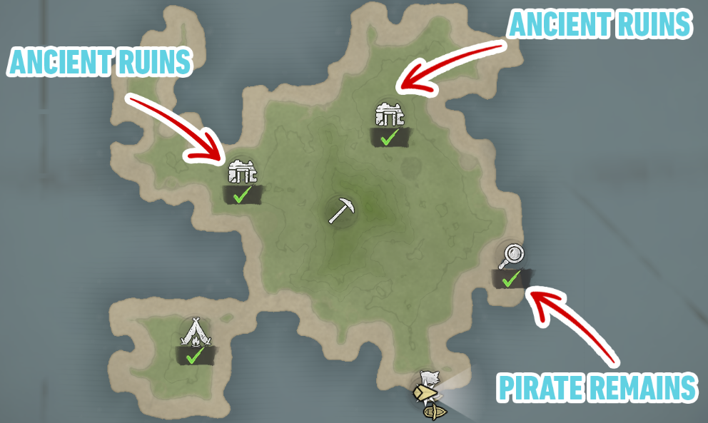 Заброшенный лагерь пиратов