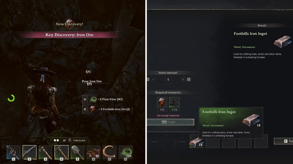 Горное железо в Windrose: где найти, как плавить и циклический фарм с телепортами — изображение 3