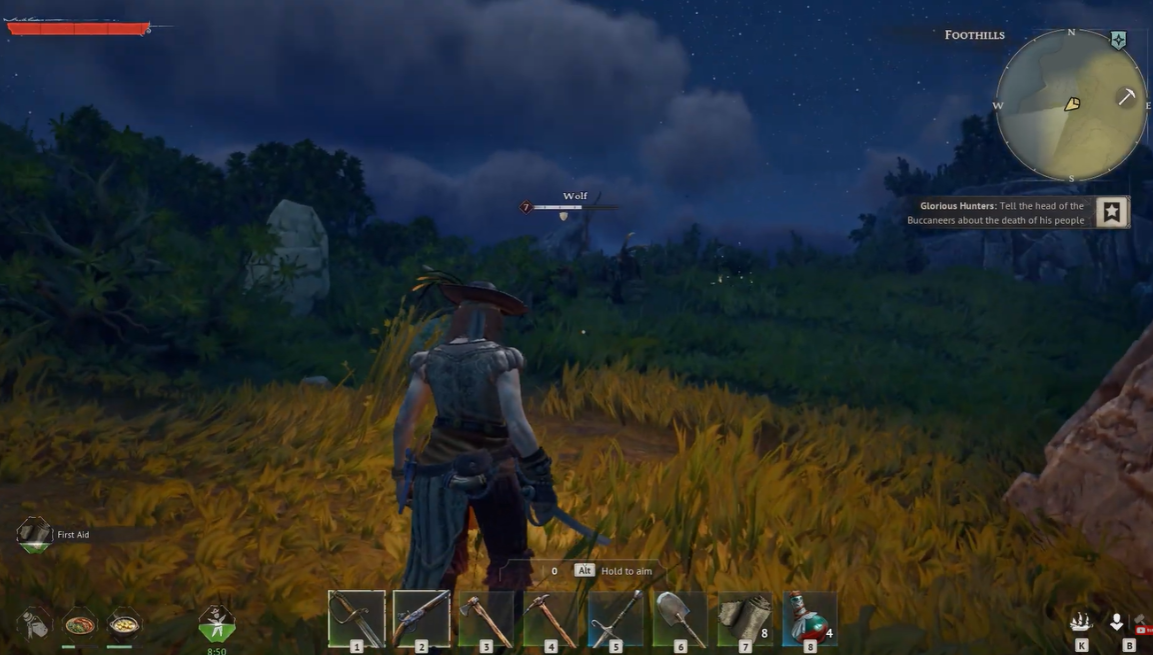 Игровой процесс охоты на волков и коз