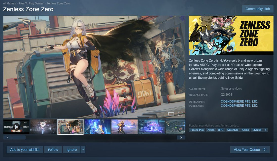 Zenless Zone Zero в Steam: полный разбор даты выхода и бонусов — изображение 4