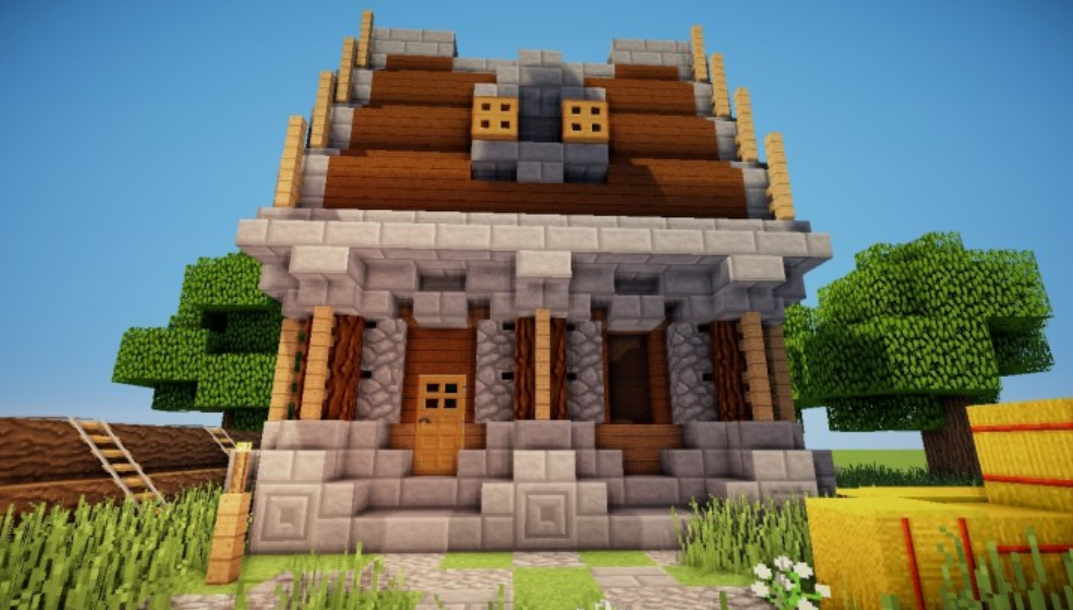Дом в Minecraft 9x11
