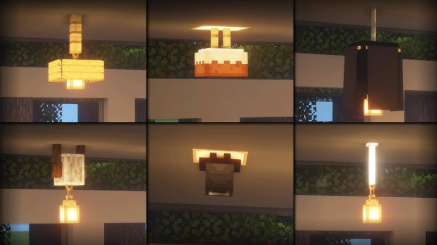 Освещение уютного дома в Minecraft