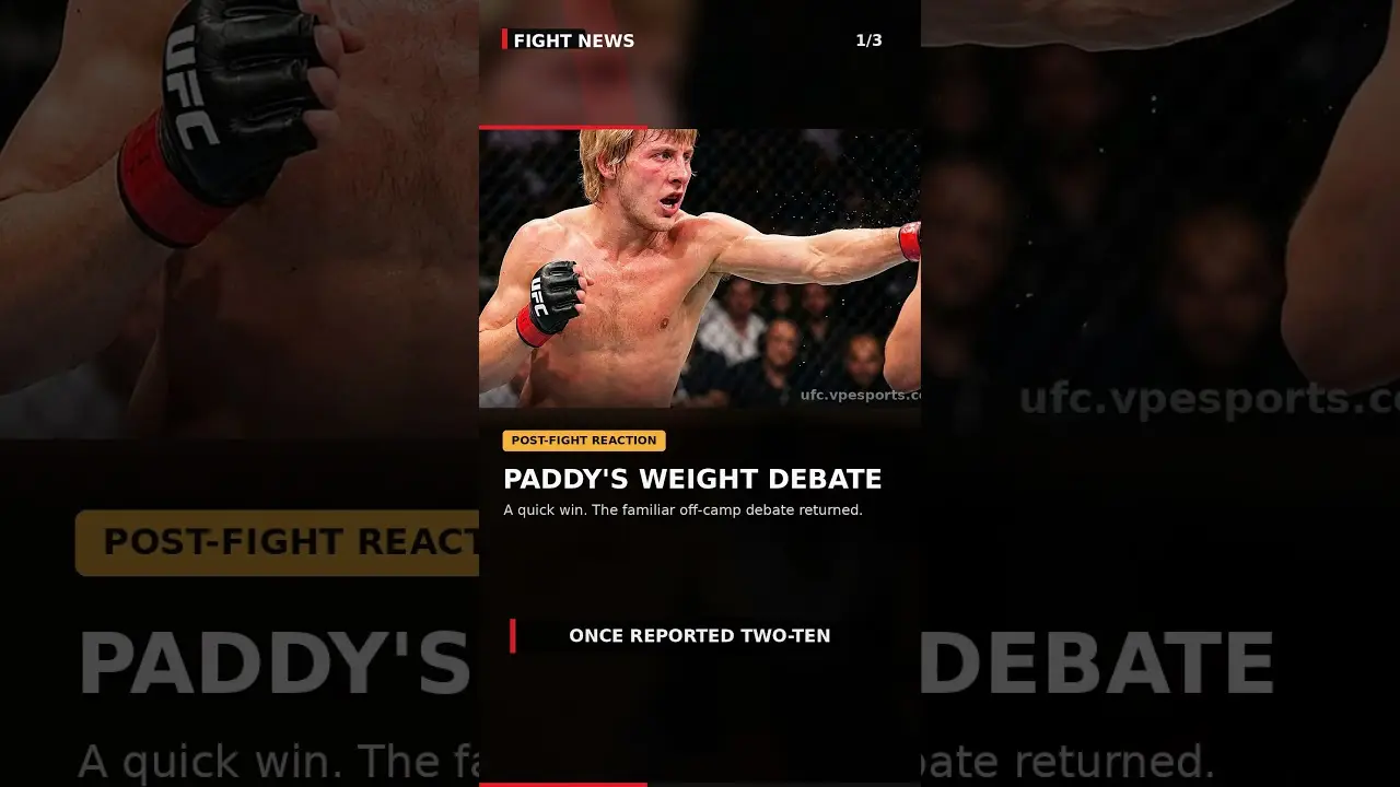 Споры о весе Пимблетта; дебют UFC в Сербии | Новости боёв