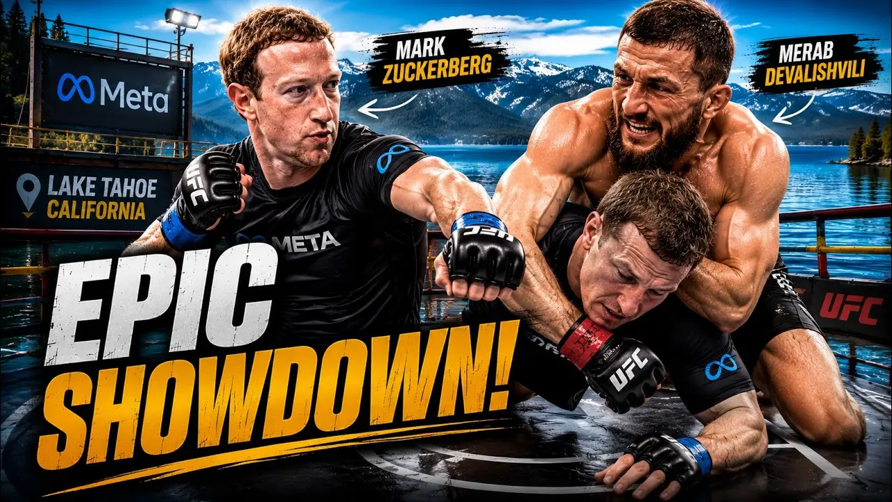 Цукерберг против Деволишвили: эпичное шоу MMA на барже на озере Тахо!