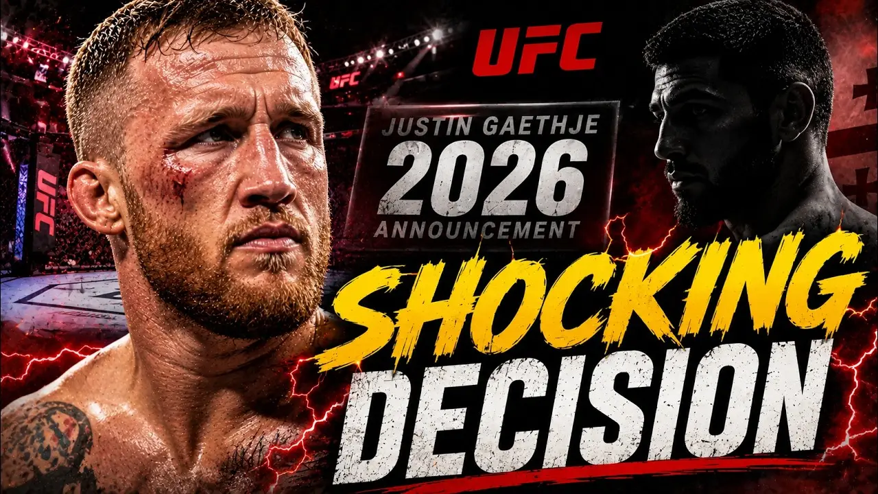 Джастин Гэтжи: шокирующее решение на 2026 год — будущее в UFC под вопросом!